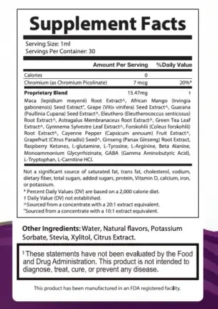 SodaFit Ingredients